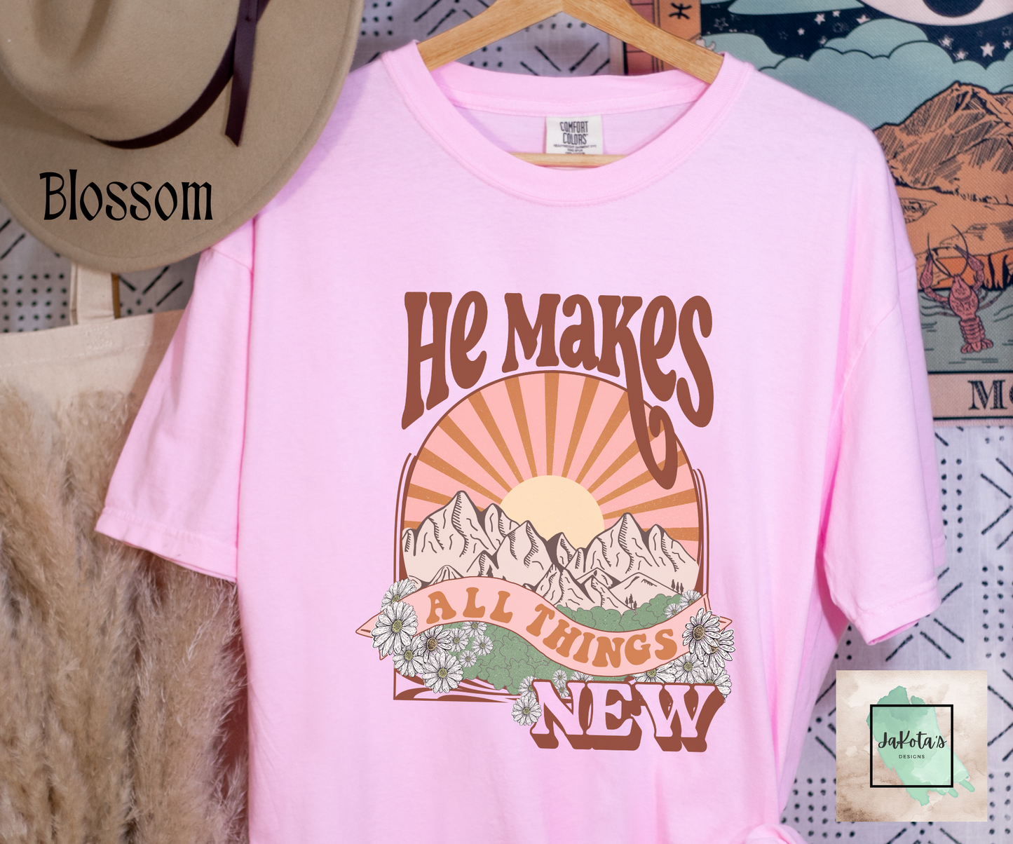 He Makes all Things New Tee: Comfort Colors