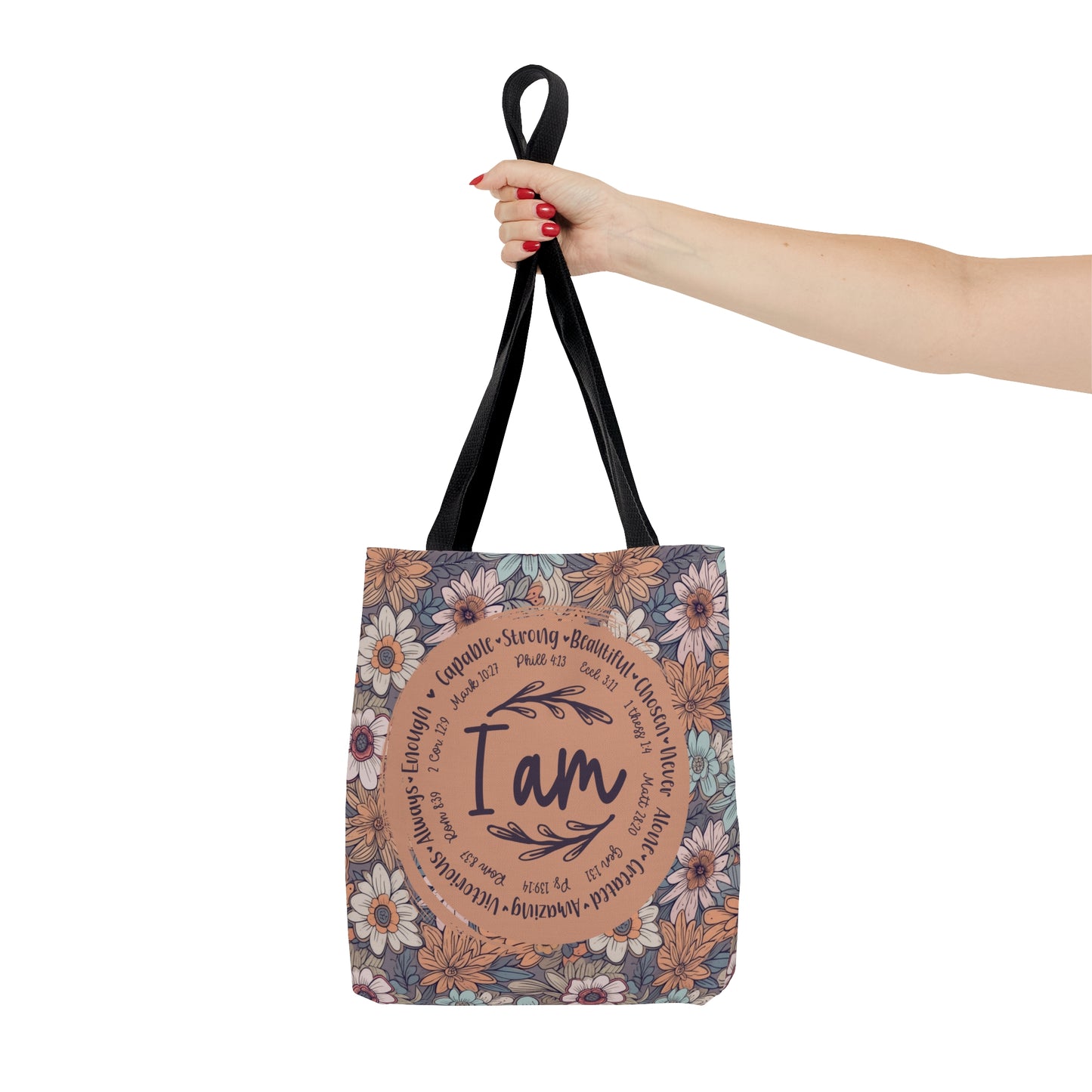 I am: Identity in Christ AOP Tote Bag