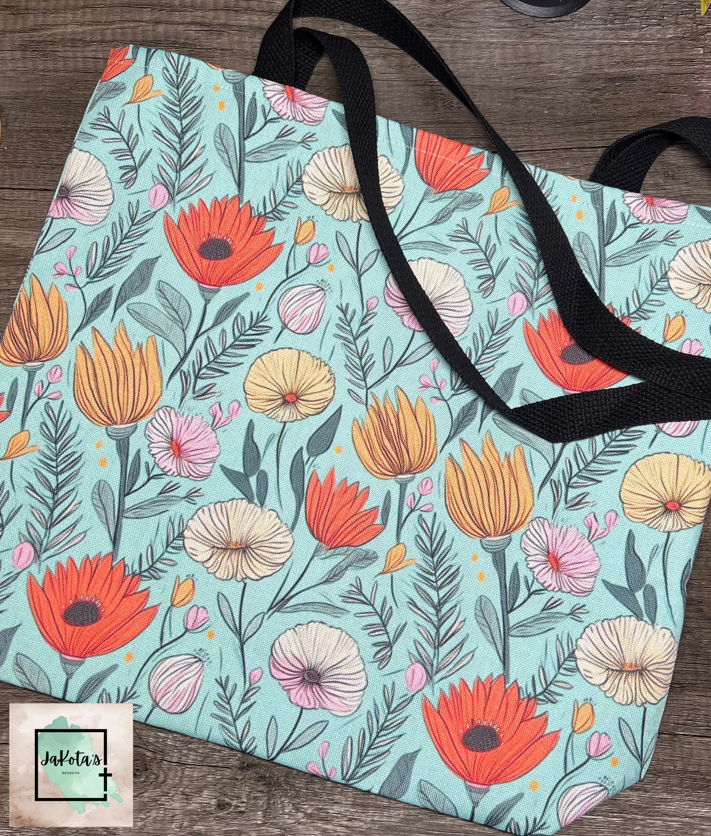 Consider How the Wildflowers Grow AOP Tote Bag