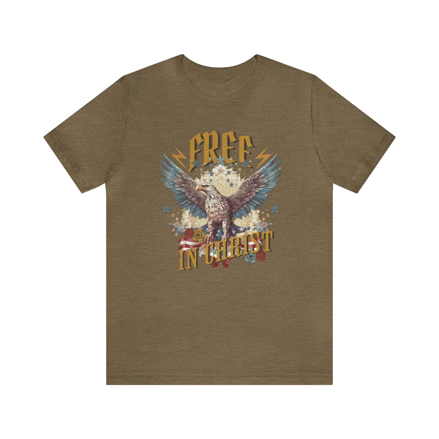 Free in Christ Tee: Bella Canvas