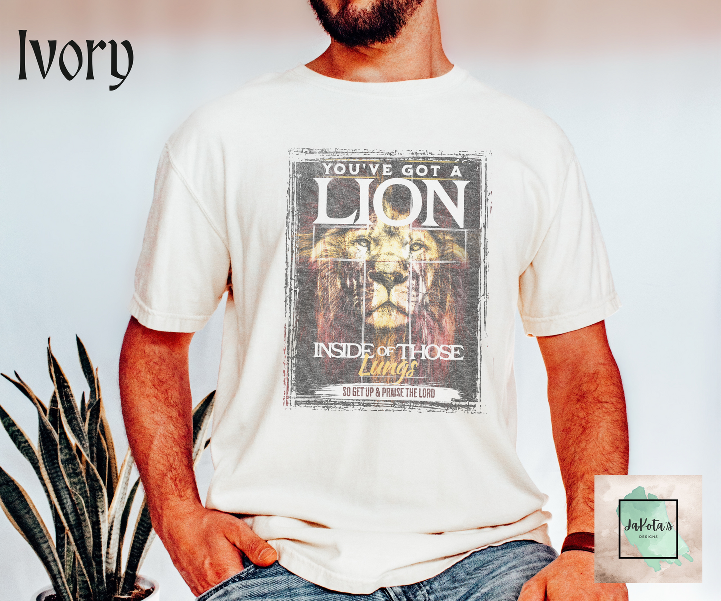 Lion In your Lungs Tee: Comfort Colors