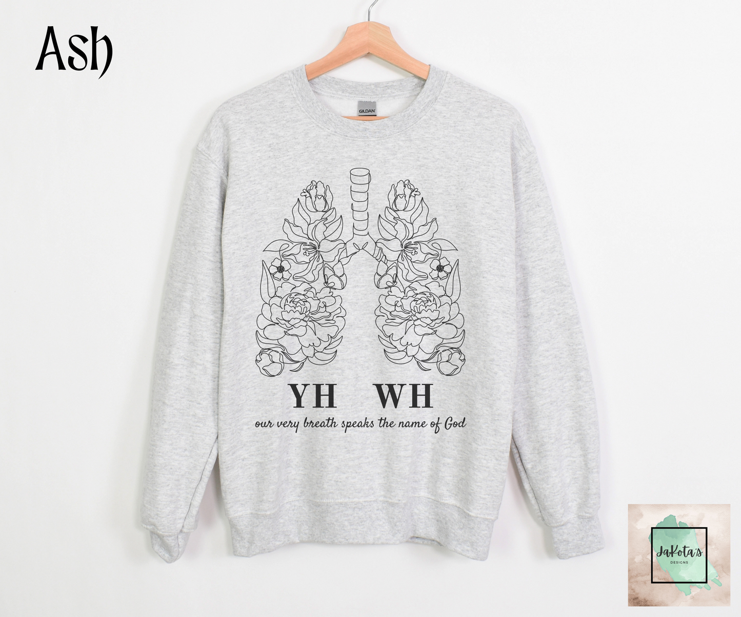 YHWH: Our very breath speaks the name of God: Sweatshirt