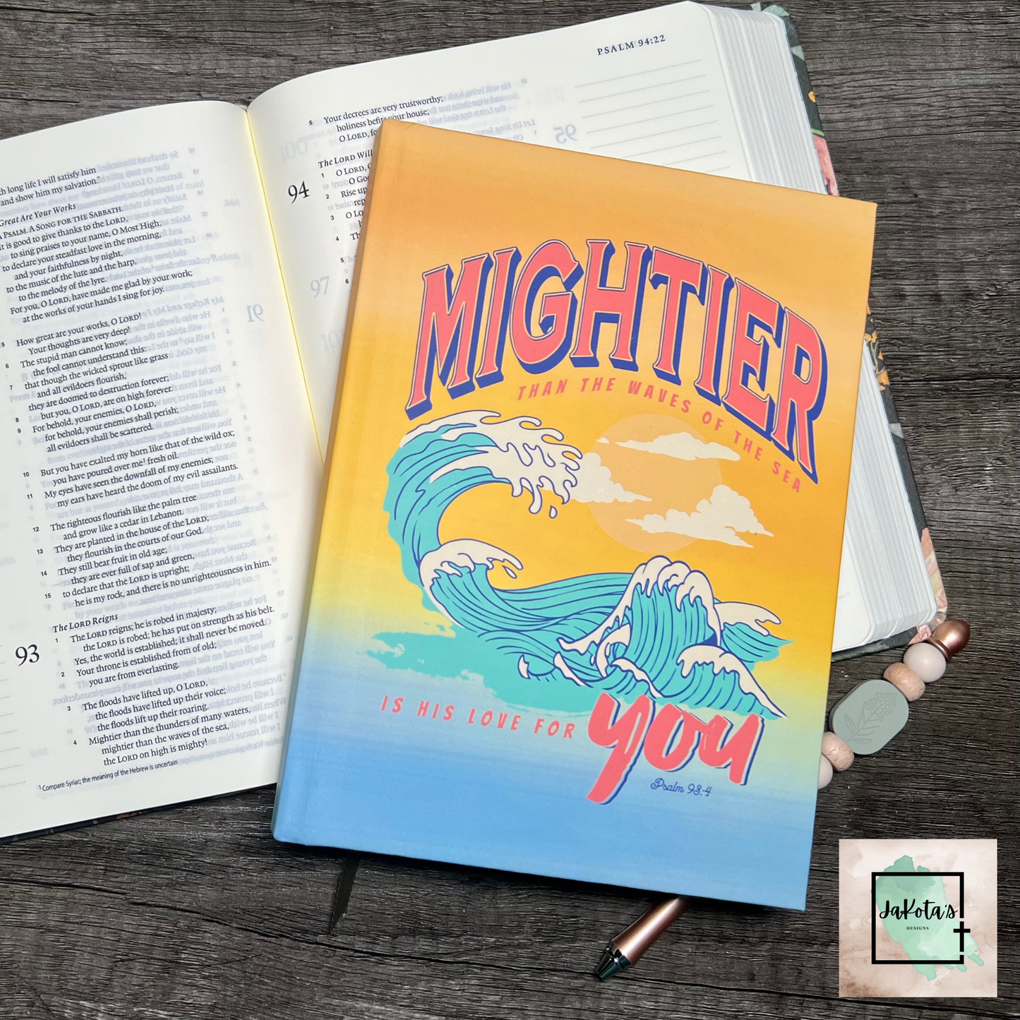 Mightier than the Waves Journal/Notebook