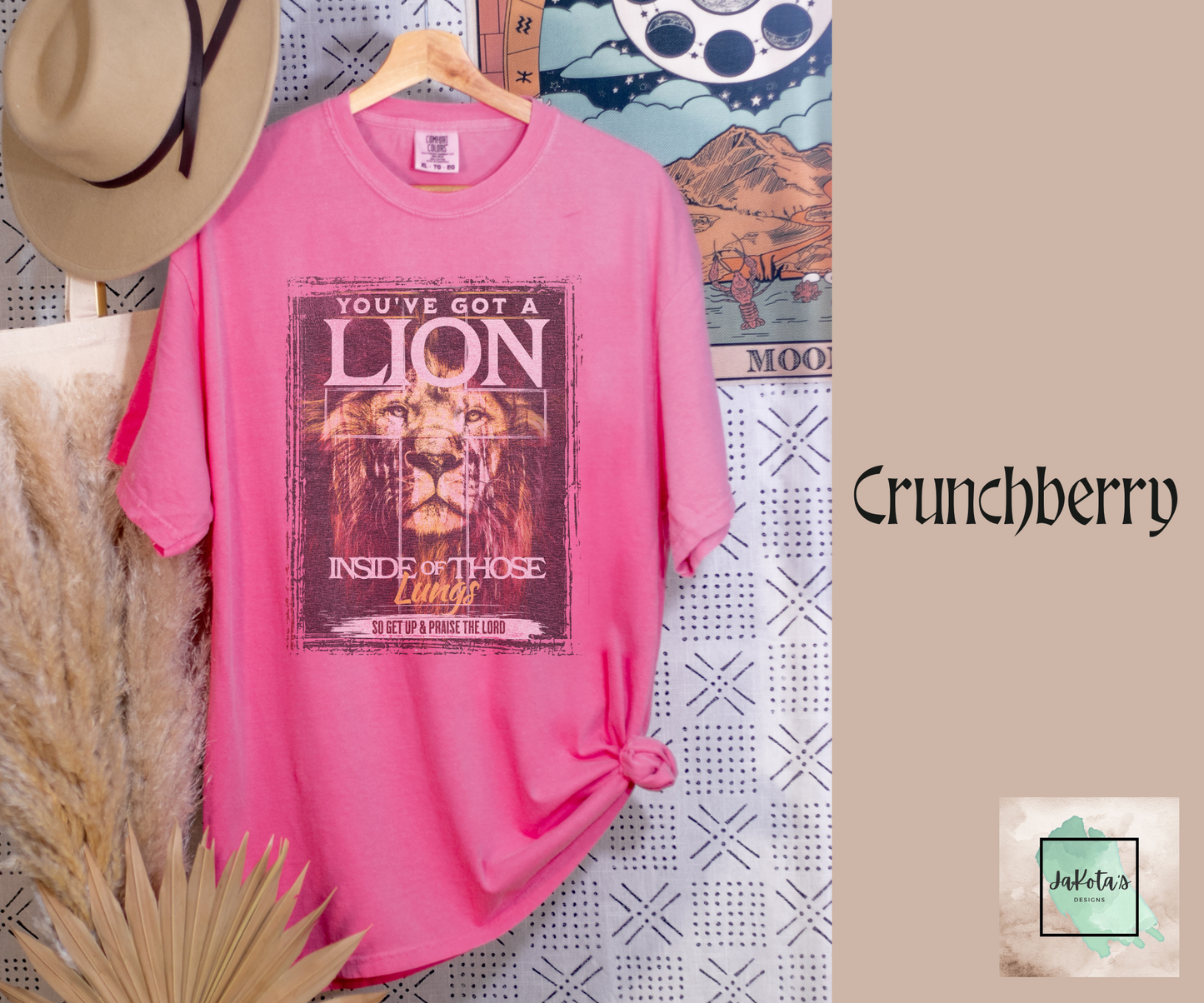 Lion In your Lungs Tee: Comfort Colors