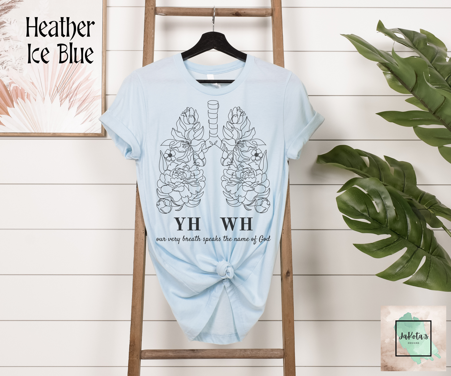 YHWH: Our very breath speaks the name of God Tee: Bella Canvas