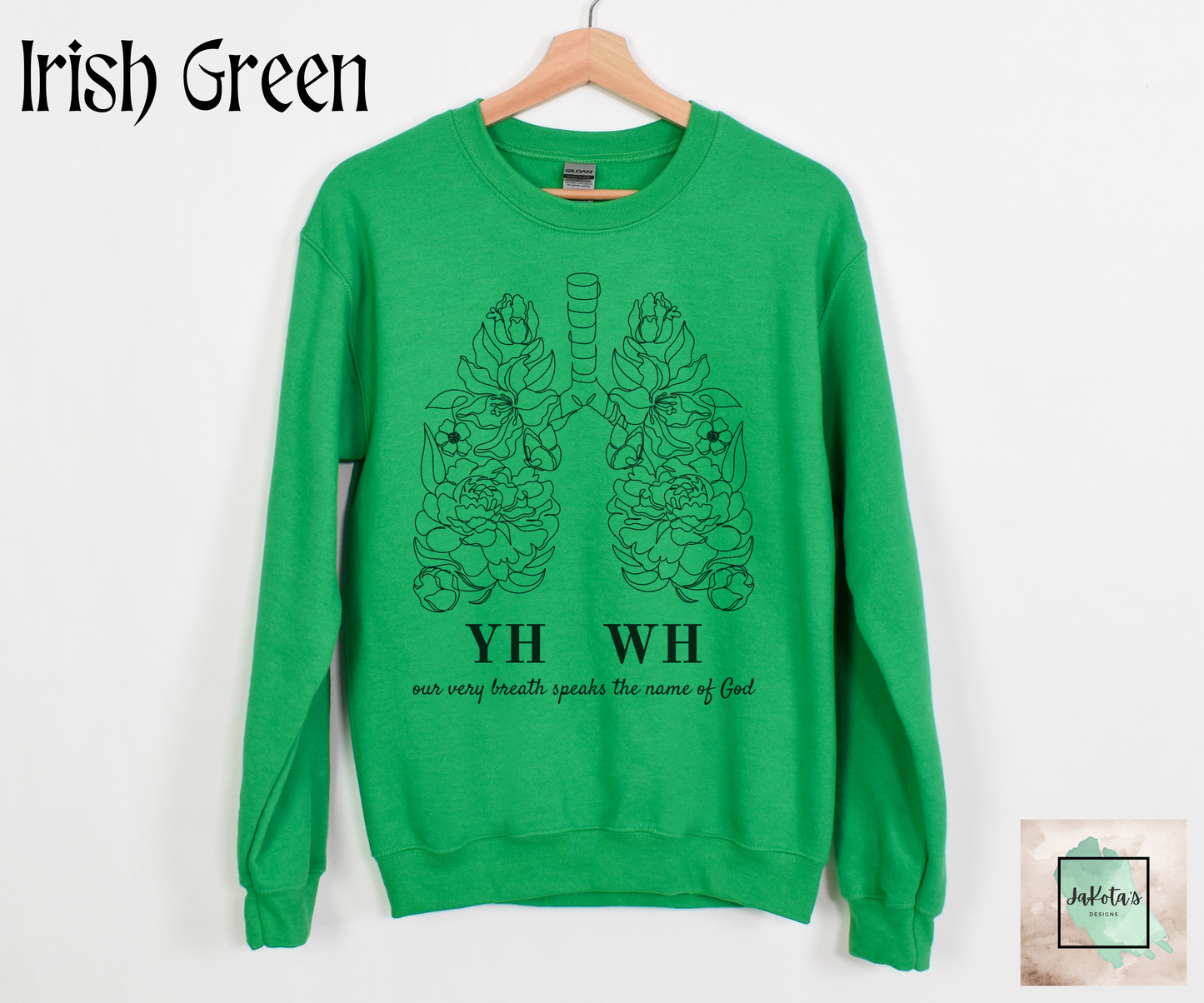 YHWH: Our very breath speaks the name of God: Sweatshirt