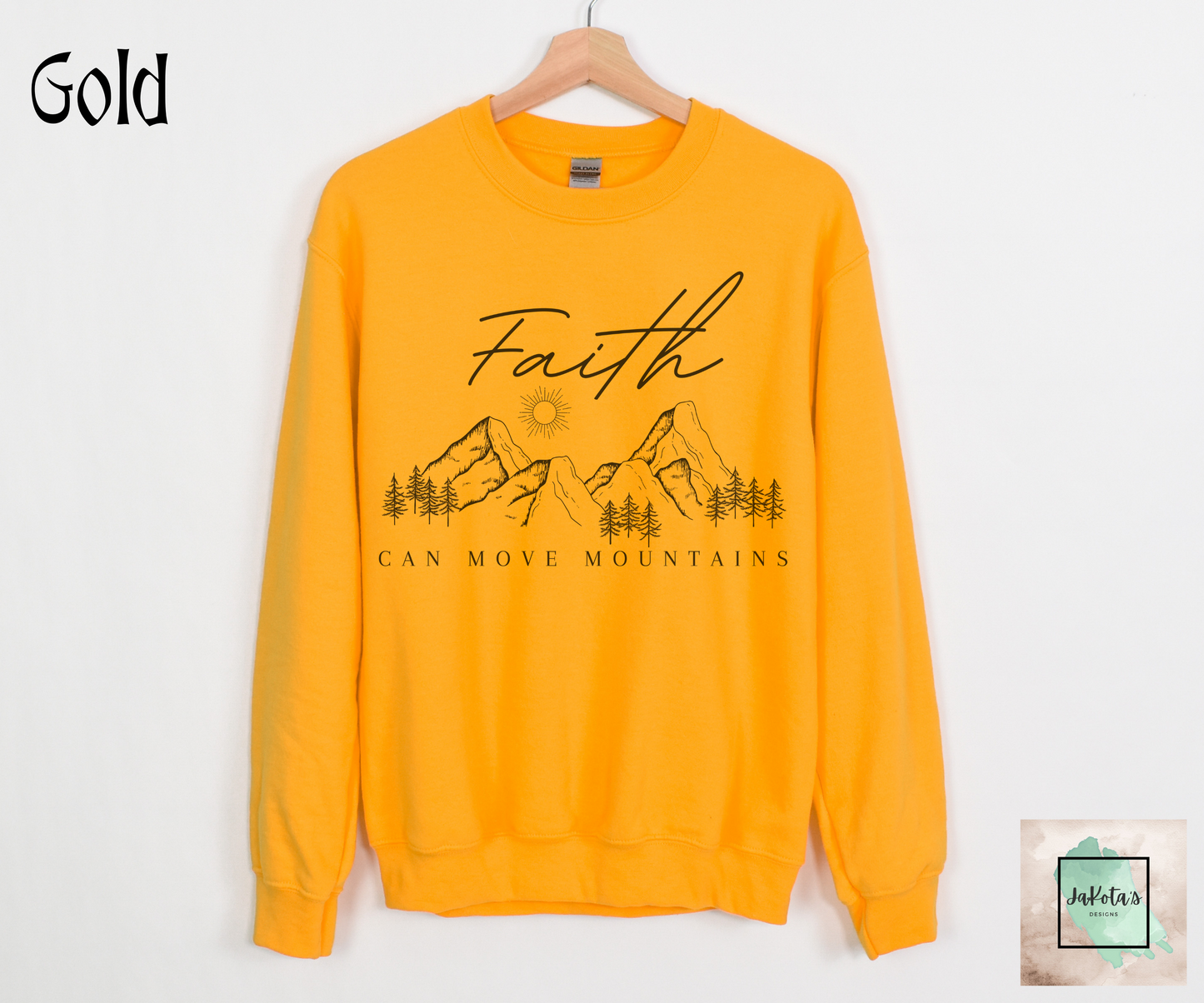 Faith can move Mountains: Sweatshirt