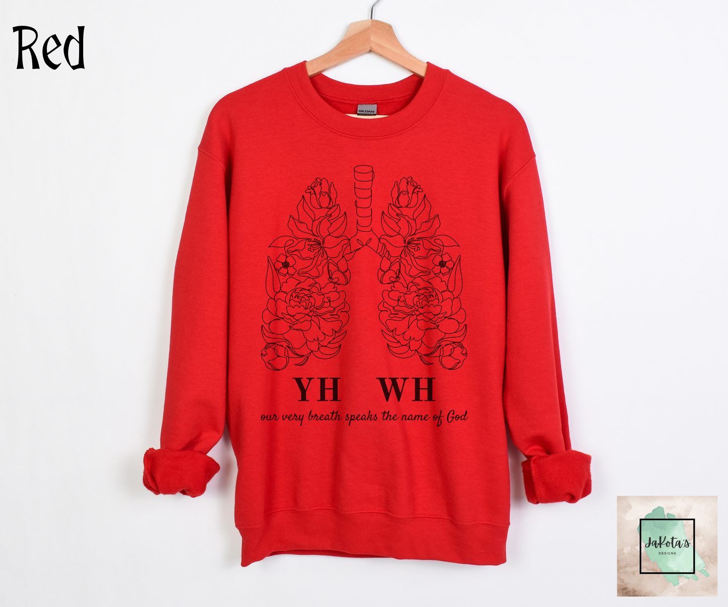 YHWH: Our very breath speaks the name of God: Sweatshirt