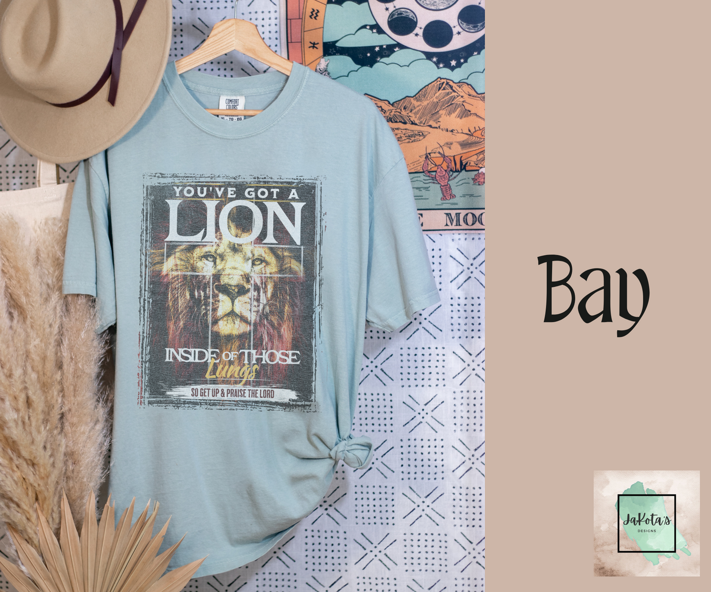 Lion In your Lungs Tee: Comfort Colors