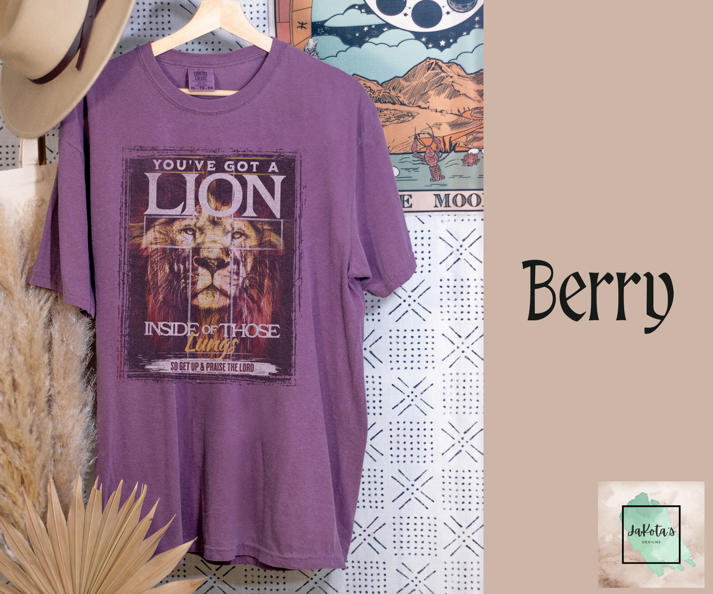 Lion In your Lungs Tee: Comfort Colors