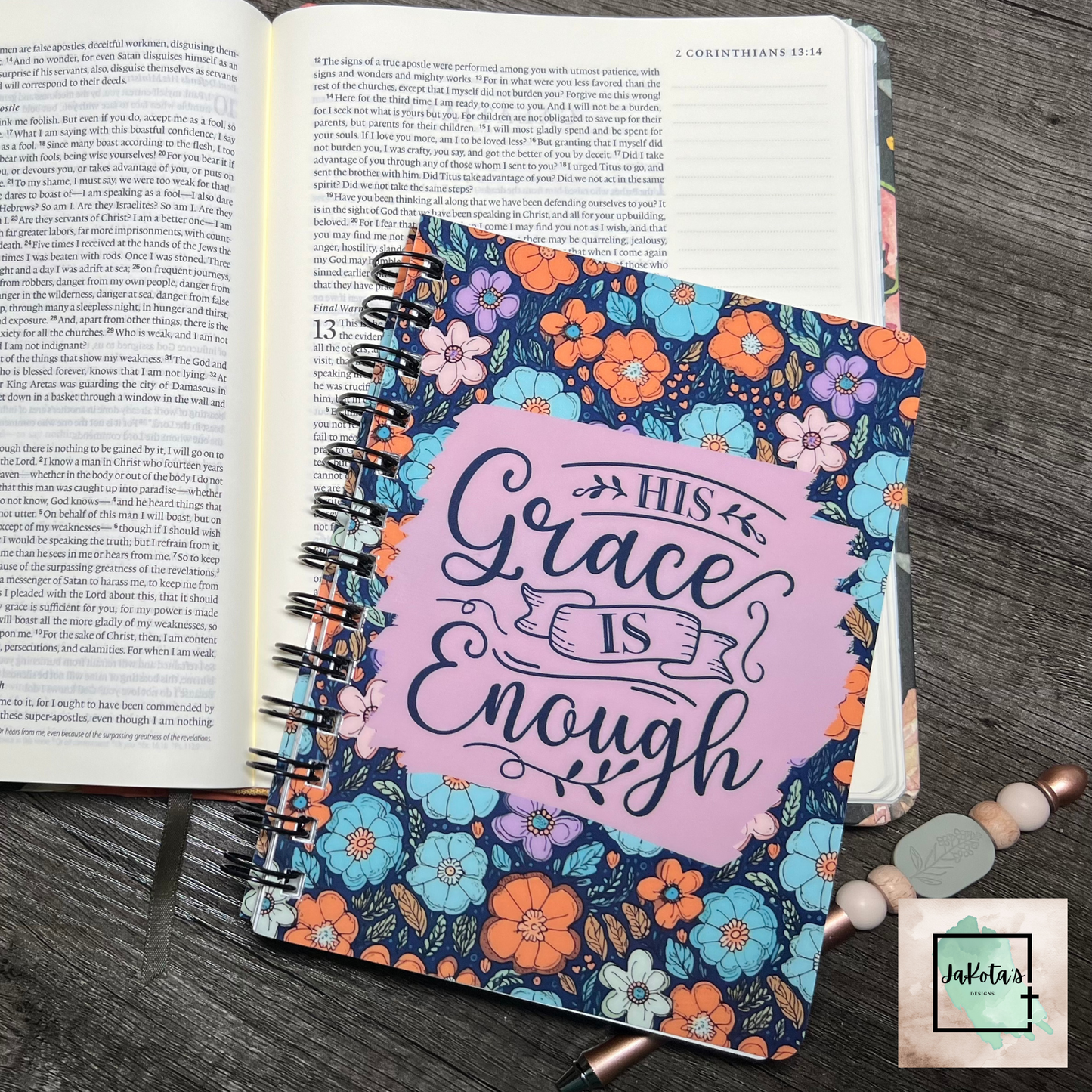 His Grace is Enough Notebook/Journal