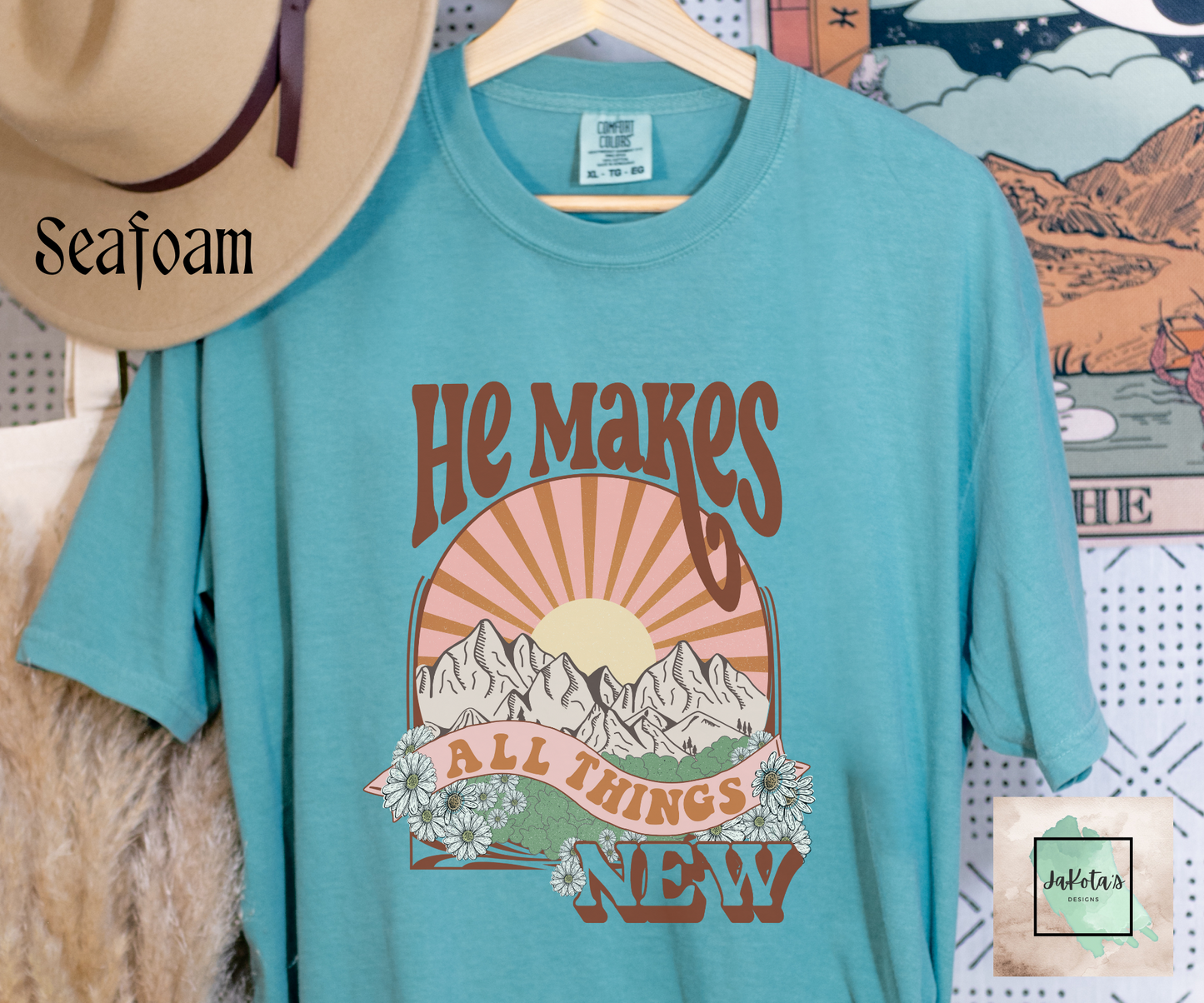 He Makes all Things New Tee: Comfort Colors