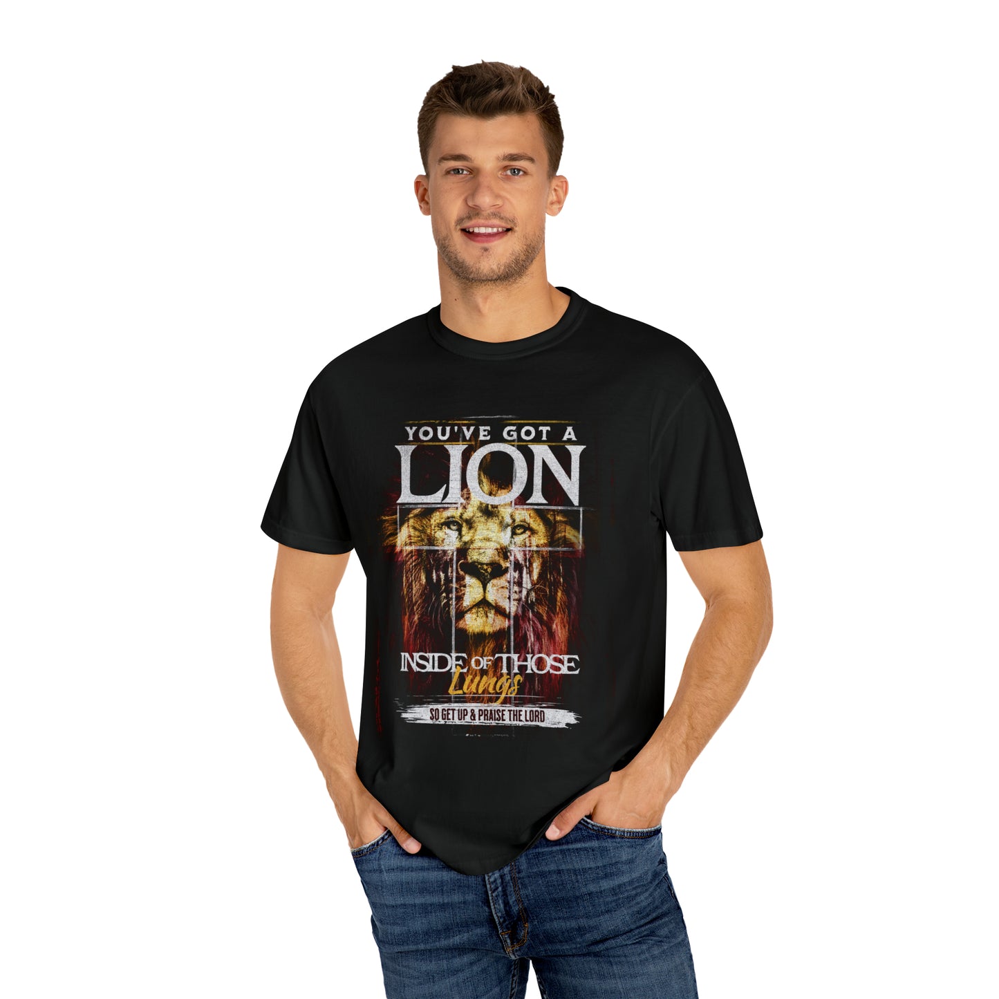 Lion In your Lungs Tee: Comfort Colors