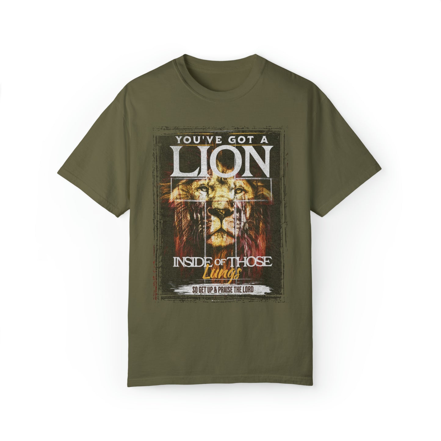 Lion In your Lungs Tee: Comfort Colors