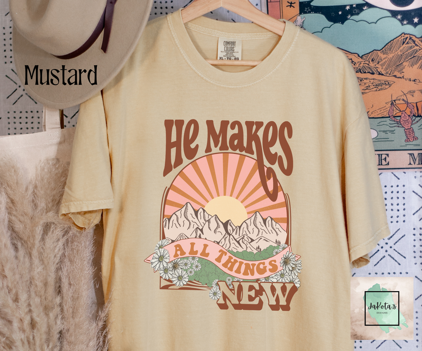 He Makes all Things New Tee: Comfort Colors