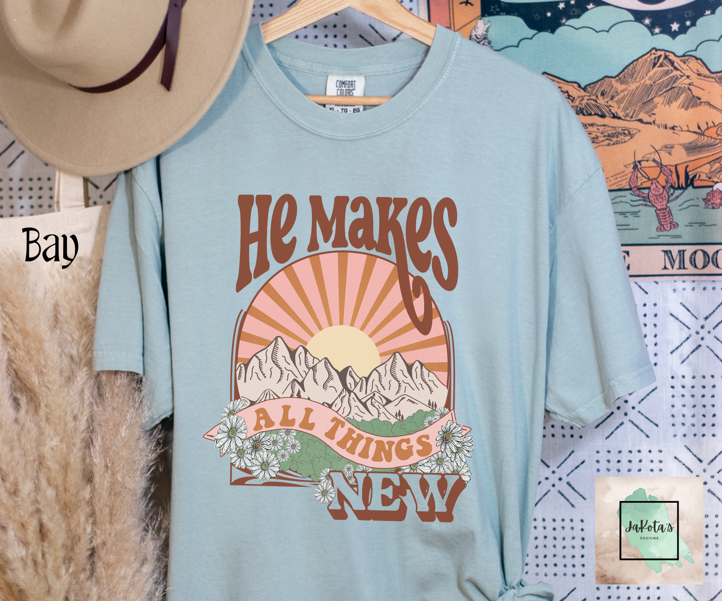 He Makes all Things New Tee: Comfort Colors