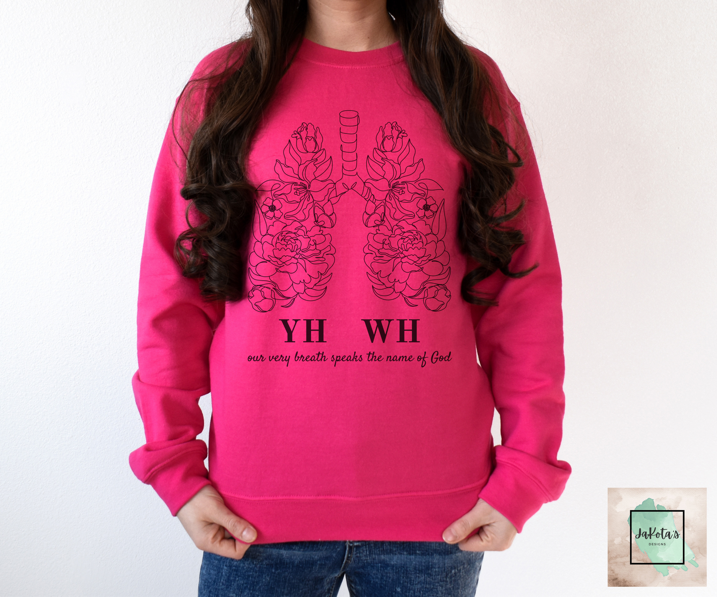 YHWH: Our very breath speaks the name of God: Sweatshirt