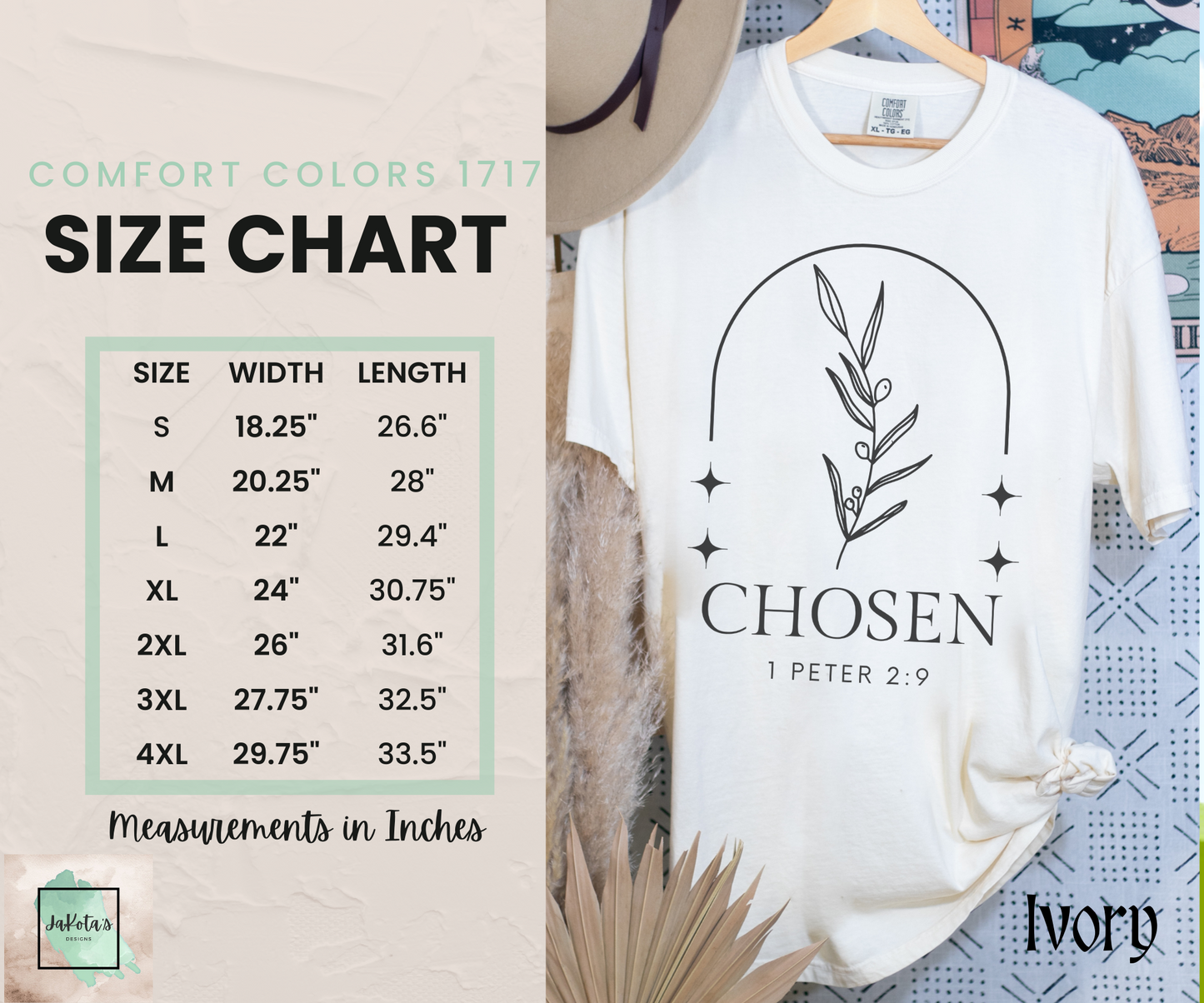 Chosen Tee: Comfort Colors